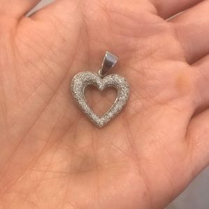 Diamond Heart charm